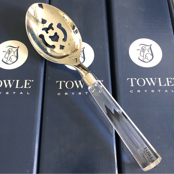 TOWLE Crystal Silver Serving Set 5 piece - Picture 1 of 7